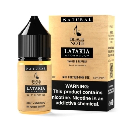 Black Note Latakia Tobacco Salt Likit 30ml